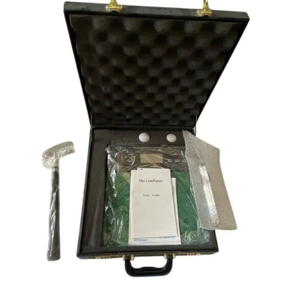 Golf Training Set With Digital Analyzer Case Manual & Accessories ComPutter